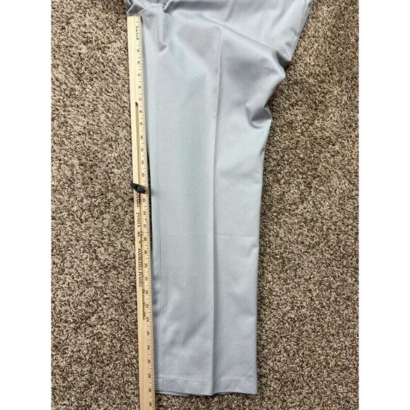 Perry Ellis Mens Chino Straight Leg Pants Gray Tailored Fit Pockets 38 x 30 New - Picture 4 of 10
